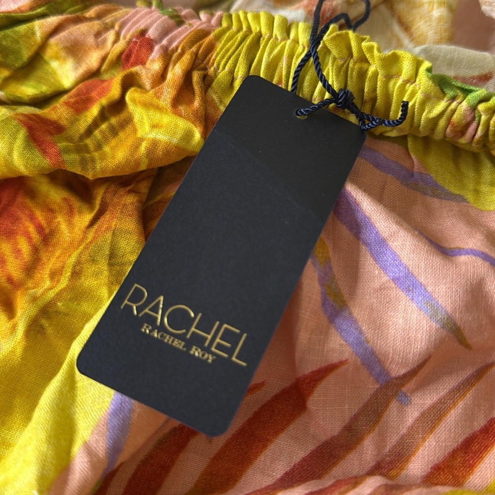 Rachel Rachel Roy Off Shoulder Linen Blend Top XL - Picture 8 of 12